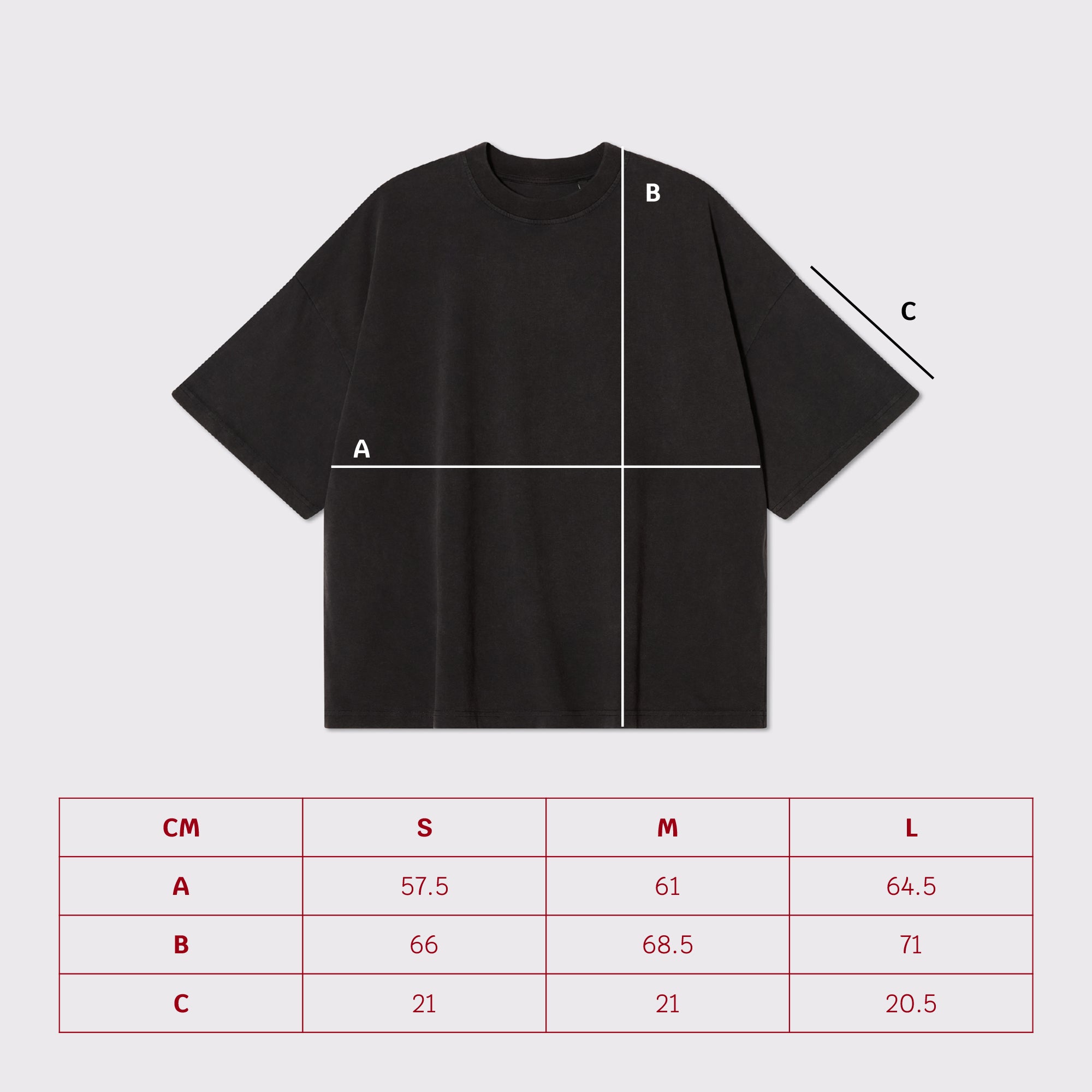 Boxy Tee - Tour Black